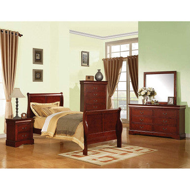 ACME 19530AT Louis Philippe Iii Cherry Twin Bed ACME Furniture