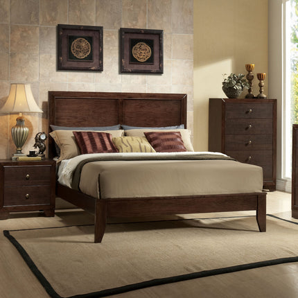 ACME 19567EK Madison Eastern King Bed, Espresso (1Set/2Ctn)