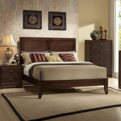 ACME 19567EK Madison Eastern King Bed, Espresso (1Set/2Ctn) ACME Furniture