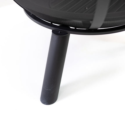 Deko Living 34 Inch Diameter Outdoor Steel Woodburning Sphere Fire Pit - COB10508 Deko Living