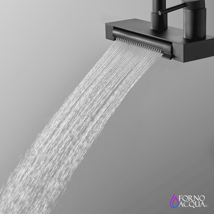 FORNO ACQUA 4 function pull-Down Waterfall Kitchen Faucet