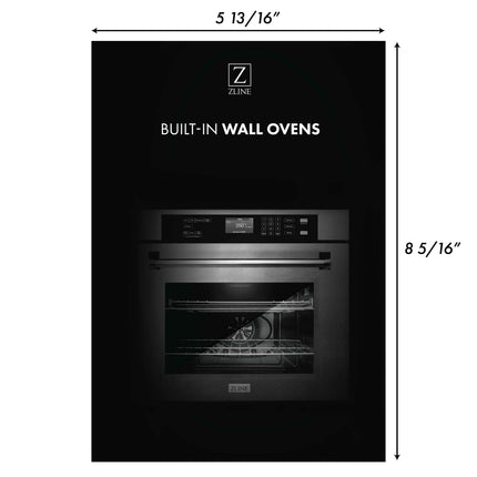 ZLINE 30" Autograph Edition Kitchen Package with Stainless Steel Dual Fuel Range and Range Hood with Matte Black Accents (2AKP-RARH30-MB)