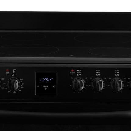 iio Professional Series Electric 4 Burner Stovetop And Oven Range - 24 Inch Plaza Home Decor