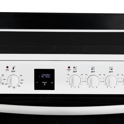 iio Professional Series Electric 4 Burner Stovetop And Oven Range - 24 Inch Plaza Home Decor