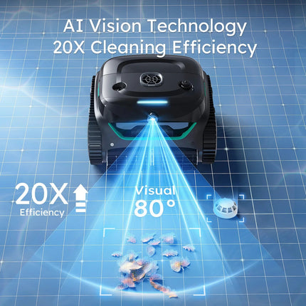 (2026 New) WYBOT C2 Vision Cordless Robotic Pool Cleaner WYBOT