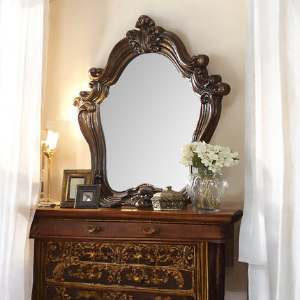 ACME 21104 Versailles Mirror, Cherry Oak  3