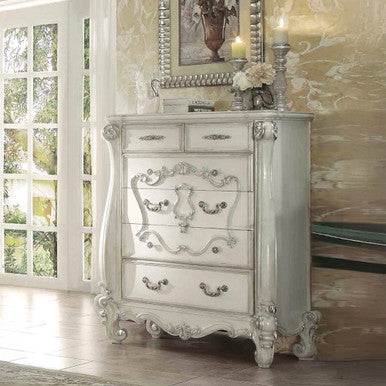 ACME 21136 Versailles Chest, Bone White ACME Furniture