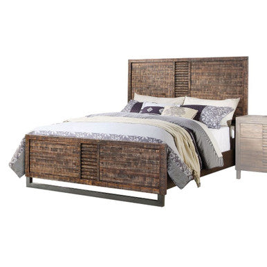 ACME 21290Q Andria Queen Bed, Reclaimed Oak (1Set/3Ctn) ACME Furniture