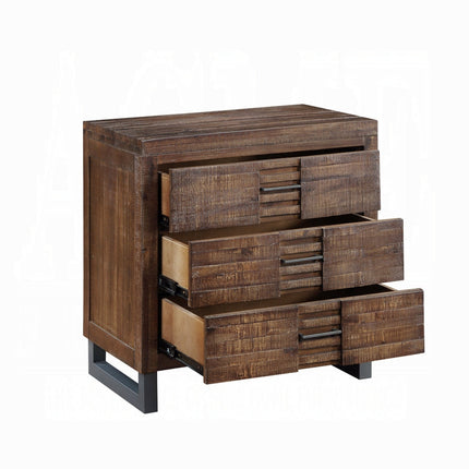 ACME 21293 Andria Nightstand, Reclaimed Oak ACME Furniture