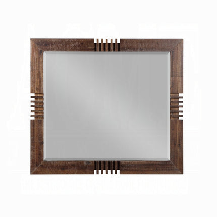 ACME 21294 Andria Mirror, Reclaimed Oak ACME Furniture
