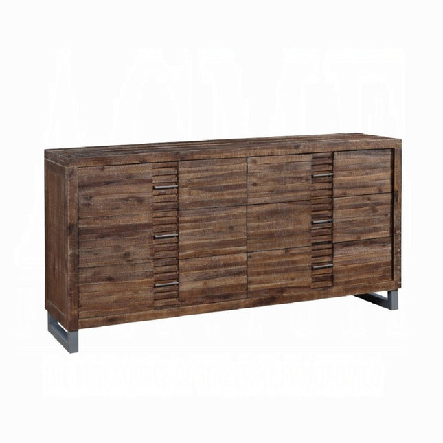 ACME 21295 Andria Dresser, Reclaimed Oak ACME Furniture