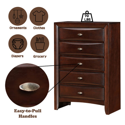 ACME 21456 Ireland Chest, Espresso