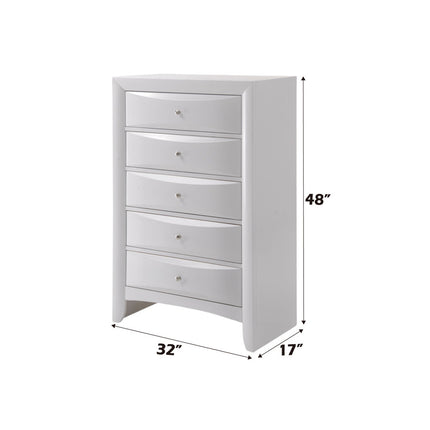 ACME 21707 Ireland Chest, White