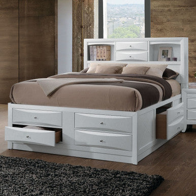 ACME 21710F Ireland Full Bed with Storage, White (1Set/4Ctn) ACME Furniture