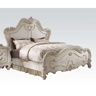 ACME 21757EK Versailles Eastern King Bed, Bone White (1Set/3Ctn) ACME Furniture