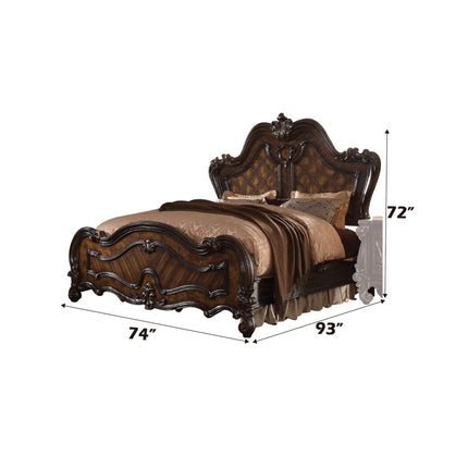 ACME 21790Q Versailles Queen Bed, Cherry Oak (1Set/3Ctn)  2