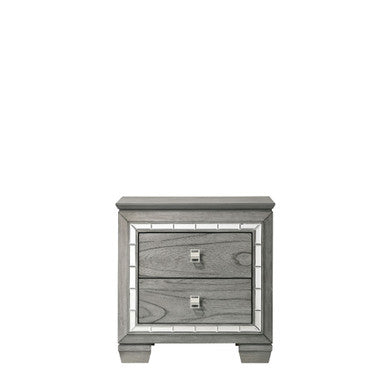 ACME 21823 Antares Nightstand, Light Gray Oak ACME Furniture