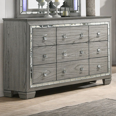 ACME 21825 Antares Dresser, Light Gray Oak ACME Furniture