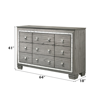 ACME 21825 Antares Dresser, Light Gray Oak