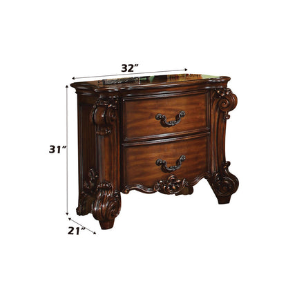 ACME 22003 Vendome Nightstand, Cherry  3