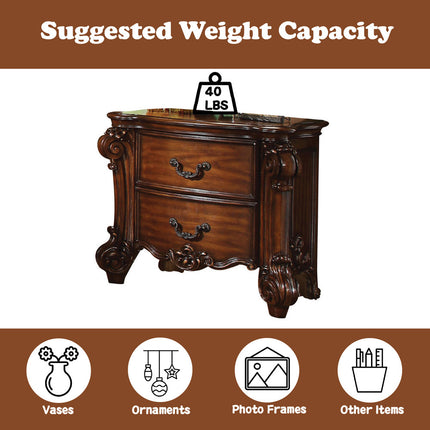 ACME 22003 Vendome Nightstand, Cherry  4
