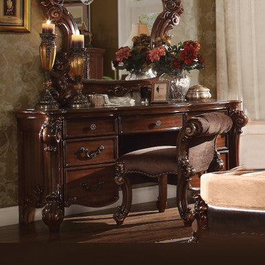 ACME 22009 Vendome Vanity Desk, Cherry ACME Furniture