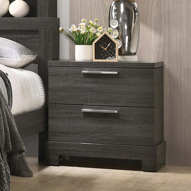 ACME 22033 Lantha Nightstand, Gray Oak ACME Furniture