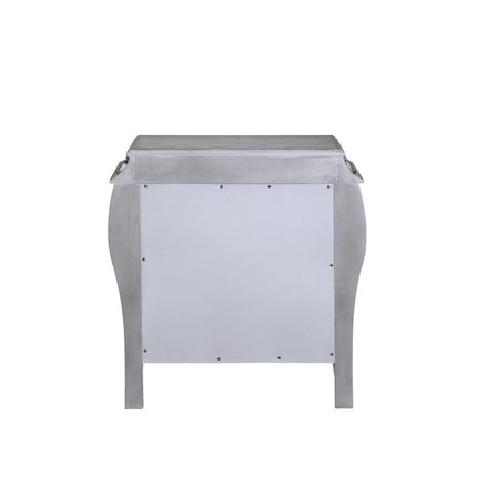 ACME 22143 Leonora Nightstand, Vintage Platinum