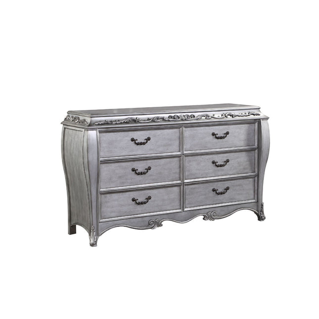 ACME 22145 Leonora Dresser (Jewelry Tray), Vintage Platinum