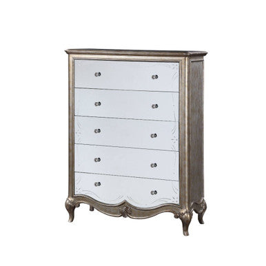 ACME 22206 Esteban Chest, Antique Champagne ACME Furniture