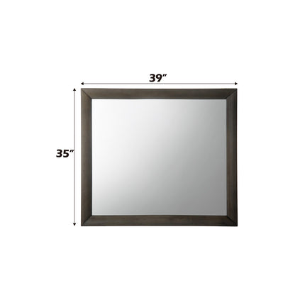 ACME 22705 Ireland Mirror, Gray Oak