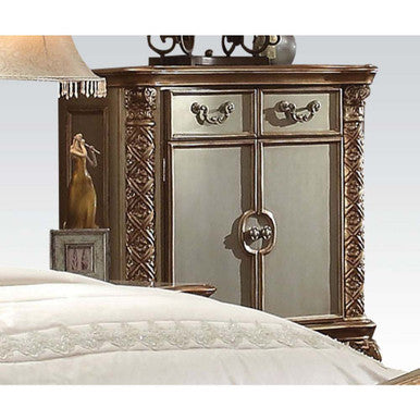 ACME 23006 Vendome Chest, Gold Patina & Bone ACME Furniture