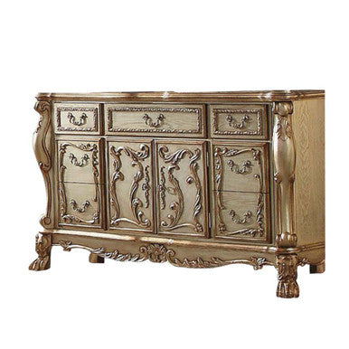 ACME 23165 Dresden Dresser/Server, Gold Patina & Bone ACME Furniture