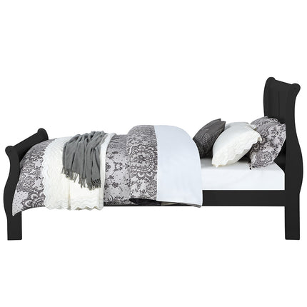 ACME 23730Q Louis Philippe Queen Bed, Black (1Set/2Ctn)