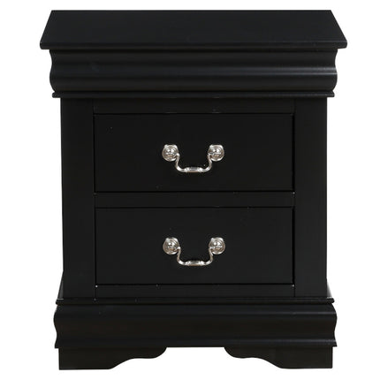ACME 23733 Louis Philippe Nightstand, Black