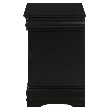 ACME 23733 Louis Philippe Nightstand, Black