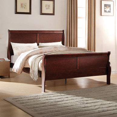 ACME 23747EK Louis Philippe Eastern King Bed, Cherry (1Set/2Ctn) ACME Furniture