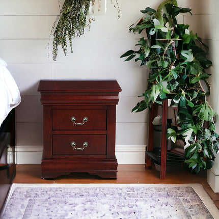 ACME 23753 Louis Philippe Nightstand, Cherry