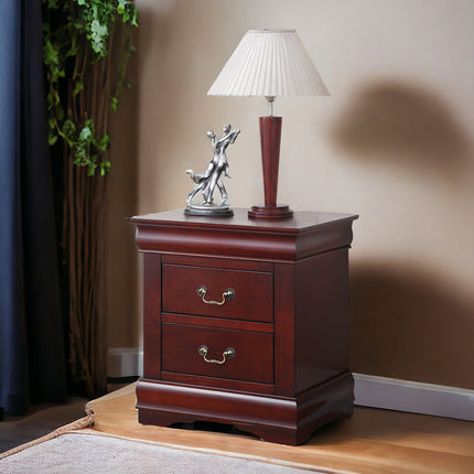 ACME 23753 Louis Philippe Nightstand, Cherry