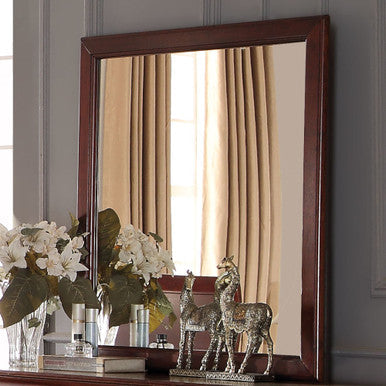 ACME 23754 Louis Philippe Mirror, Cherry ACME Furniture