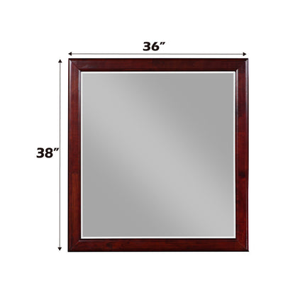 ACME 23754 Louis Philippe Mirror, Cherry