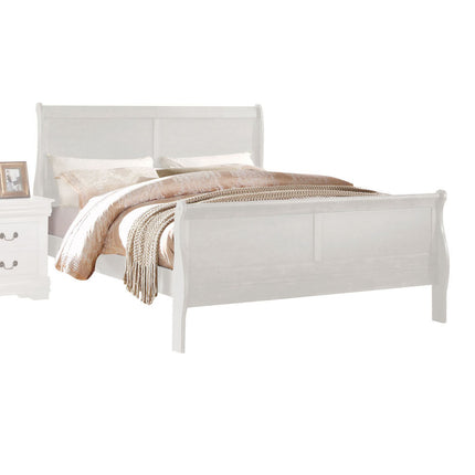 ACME 23827EK Louis Philippe Eastern King Bed, White (1Set/2Ctn)