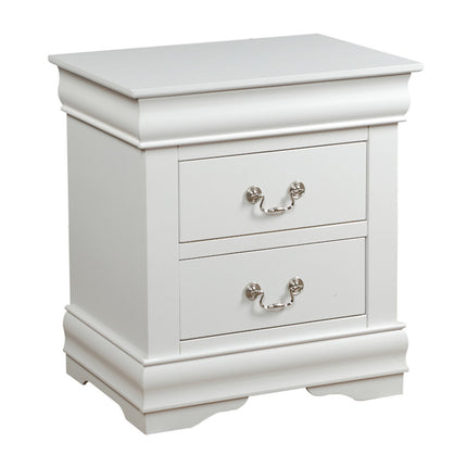 ACME 23833 Louis Philippe Nightstand, White