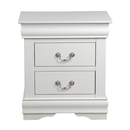 ACME 23833 Louis Philippe Nightstand, White