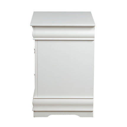 ACME 23833 Louis Philippe Nightstand, White