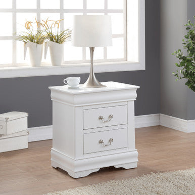ACME 23833 Louis Philippe Nightstand, White ACME Furniture