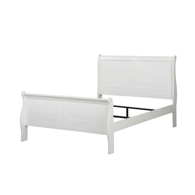 ACME 23840F Louis Philippe Full Bed, White (1Set/2Ctn) ACME Furniture
