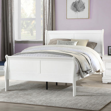 ACME 23845T Louis Philippe Twin Bed, White (1Set/2Ctn) ACME Furniture