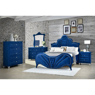 ACME 24225 Dante Dresser, Blue Velvet ACME Furniture