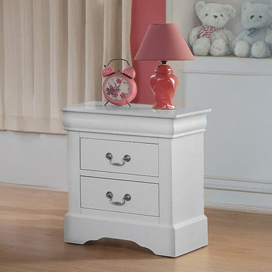 ACME 24503 Louis Philippe III Nightstand, White ACME Furniture